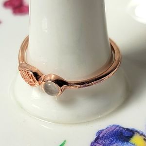❤ 925-SILVER RING BRONCE COLOR SIZE 7